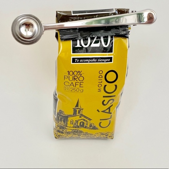 Other - {1 LEFT} Stainless Steel Coffee Scoop Bag Sealer